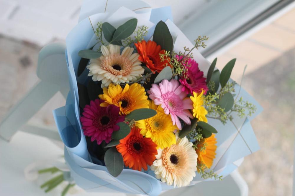 Букет цветов из: Герберы в Южно-Сахалинске