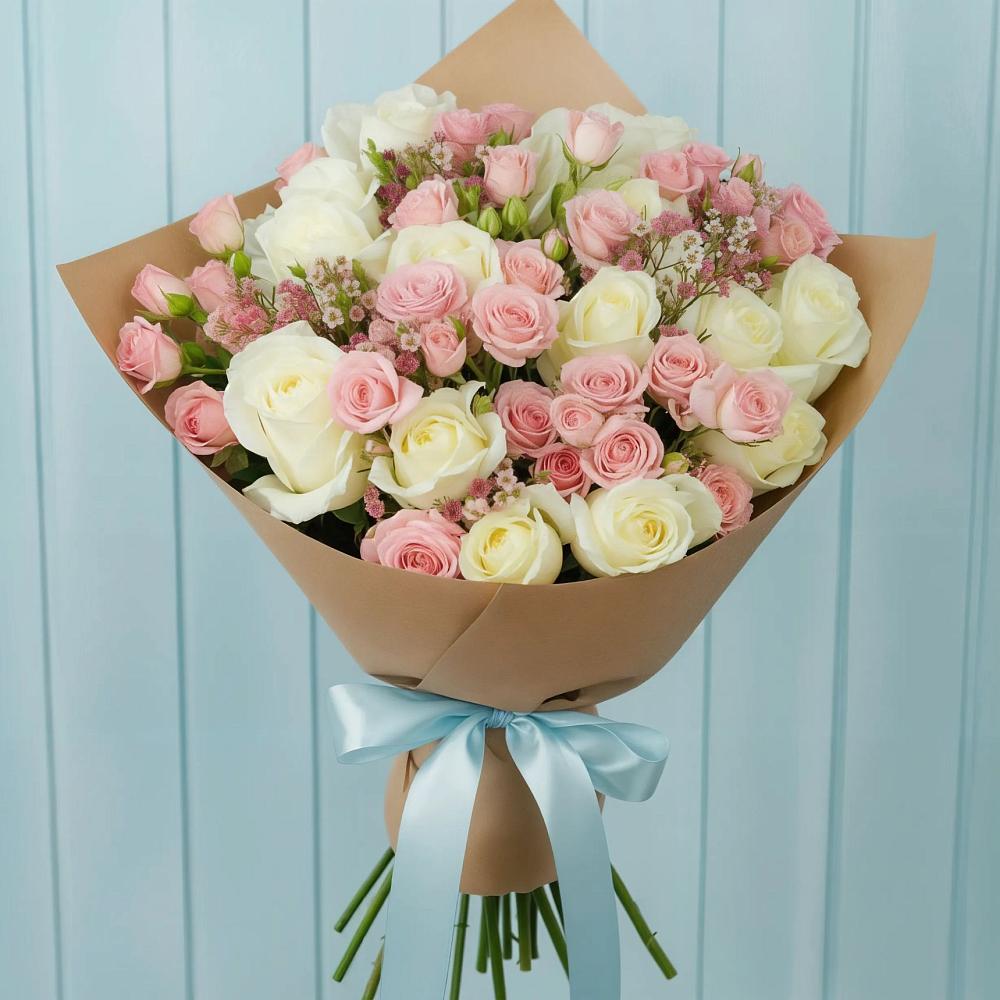 Букет цветов из: Розы в Южно-Сахалинске