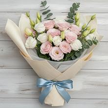 Букет цветов из:  Лизиантусы #REPLACE_PRED# Южно-Сахалинске