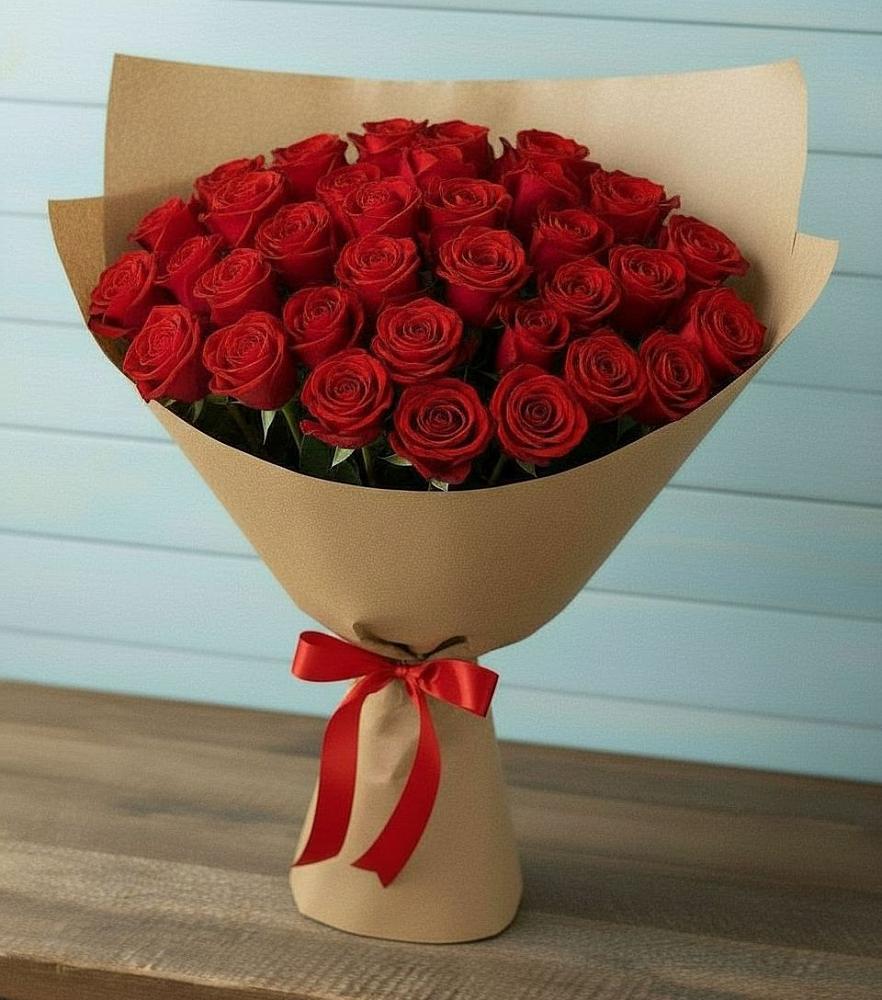 Букет Красные розы Милано в Южно-Сахалинске