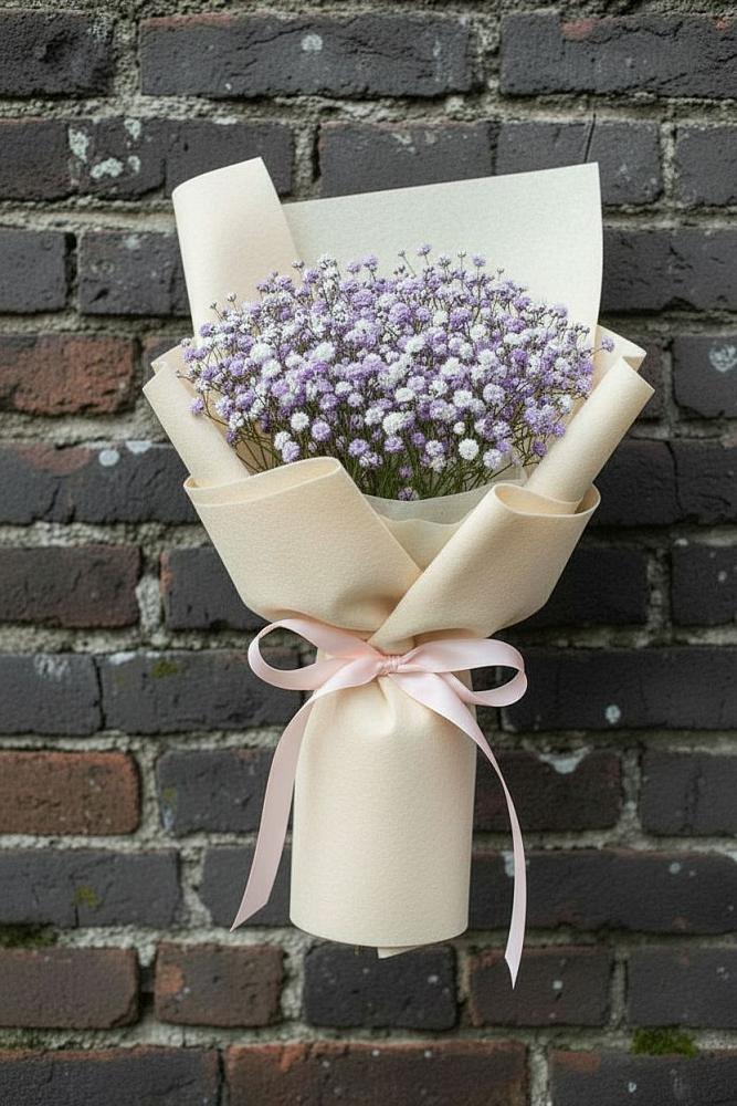 Букет цветов из: Гипсофила в Южно-Сахалинске