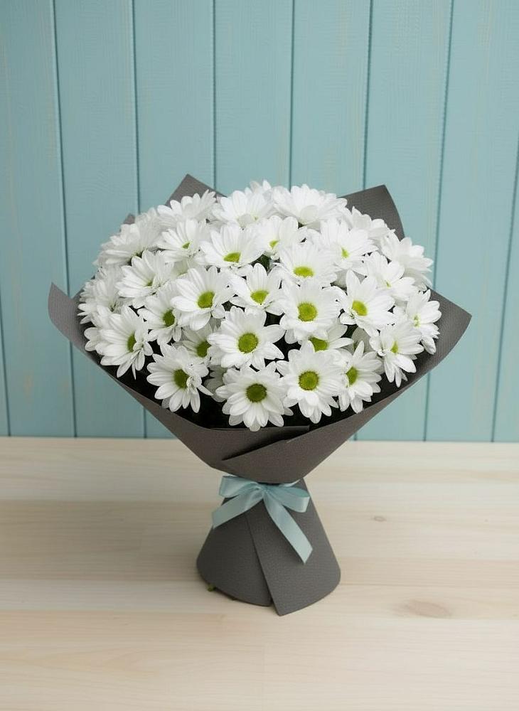 Букет цветов из: Хризантемы в Южно-Сахалинске