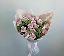 Букет цветов из:  Розы и Хризантемы в Южно-Сахалинске