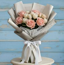 Букет цветов из:  Розы в Южно-Сахалинске