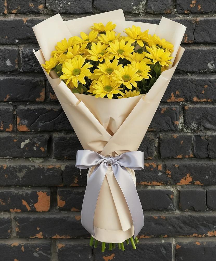 Букет цветов из: Хризантемы в Южно-Сахалинске