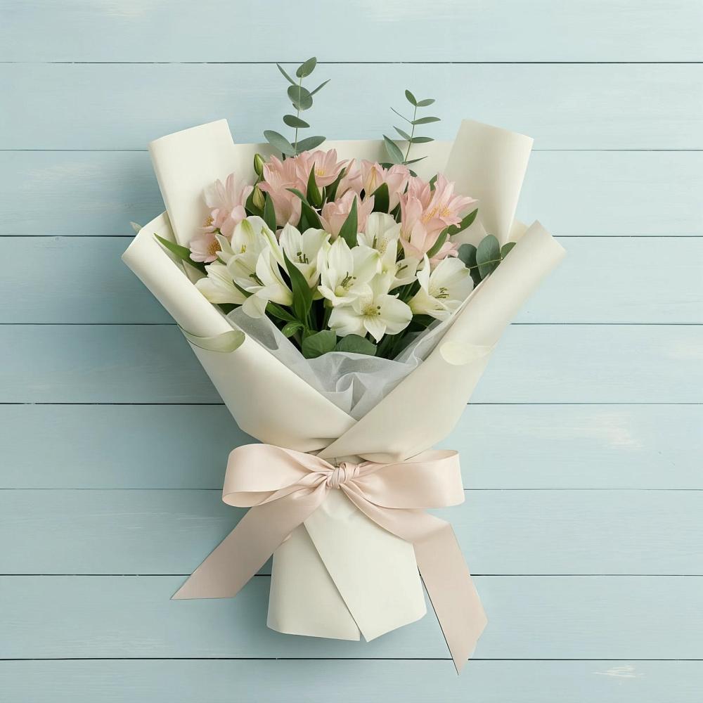 Букет цветов из: Альстромерии в Южно-Сахалинске