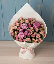 Букет цветов из:  Розы #REPLACE_PRED# Южно-Сахалинске